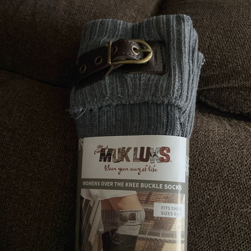 NWT MUK LUKS 3 pairs over the knee boot socks - Picture 3 of 7
